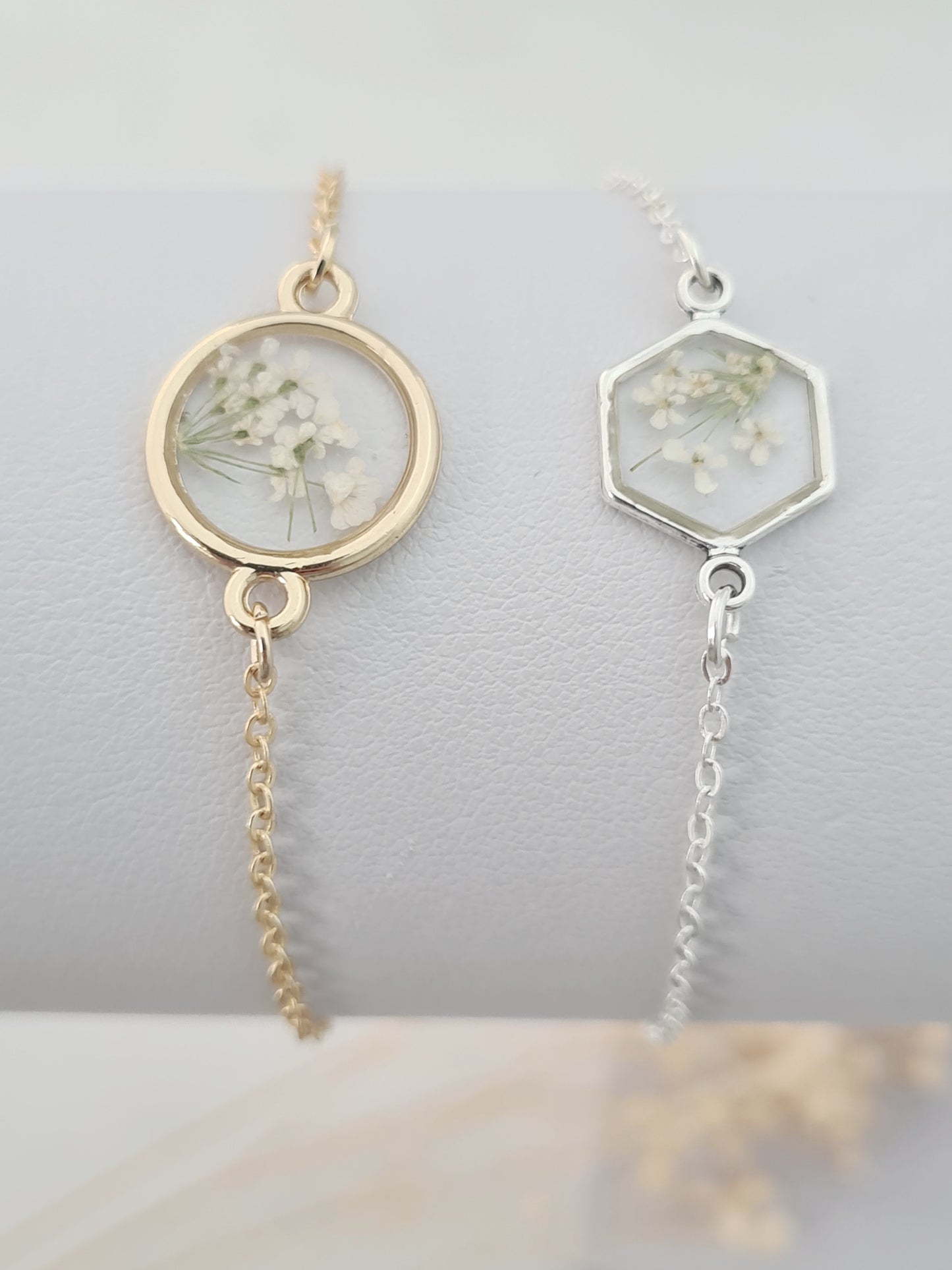 White Flower Bracelet