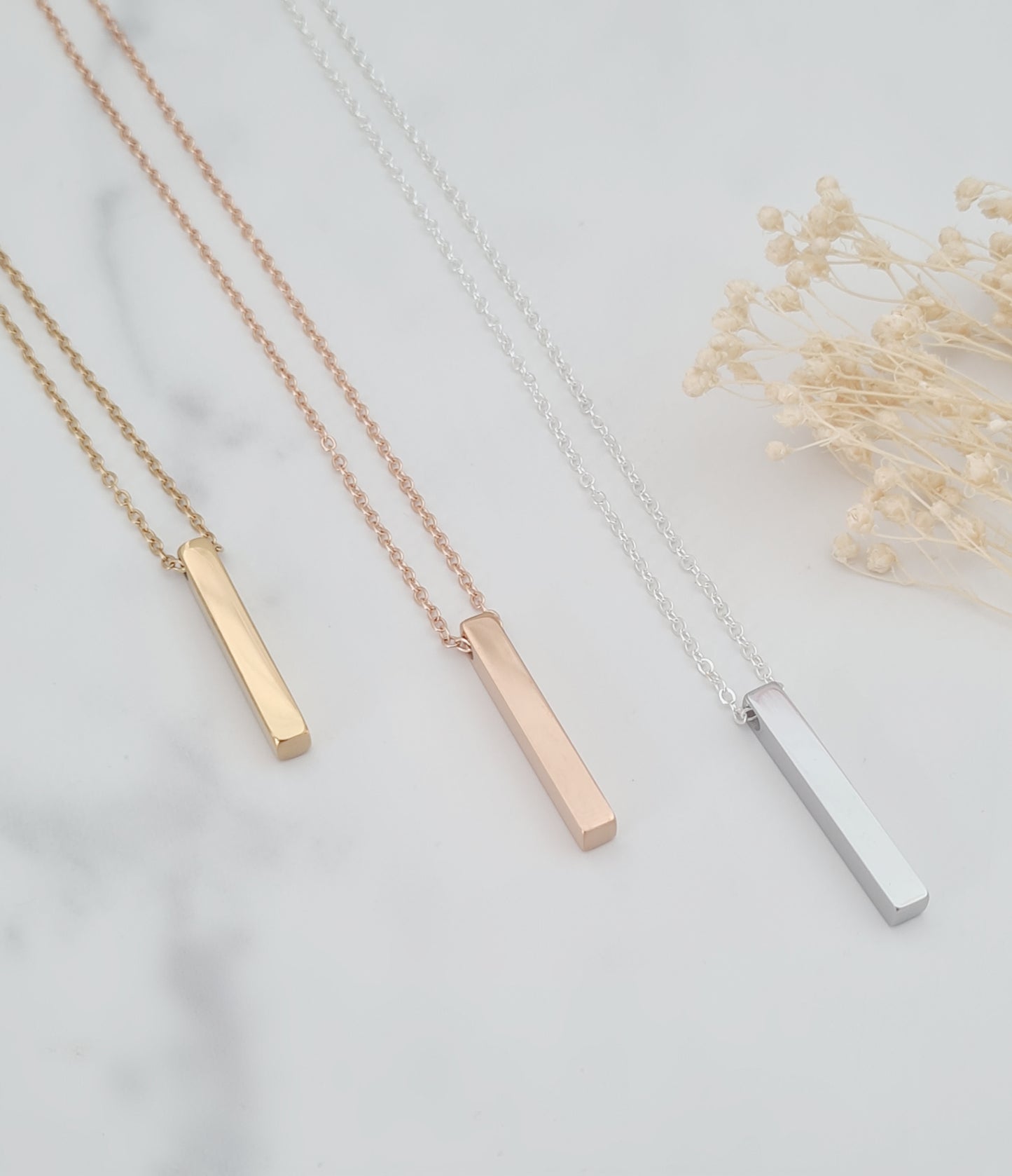 Rectangle Bar Necklace