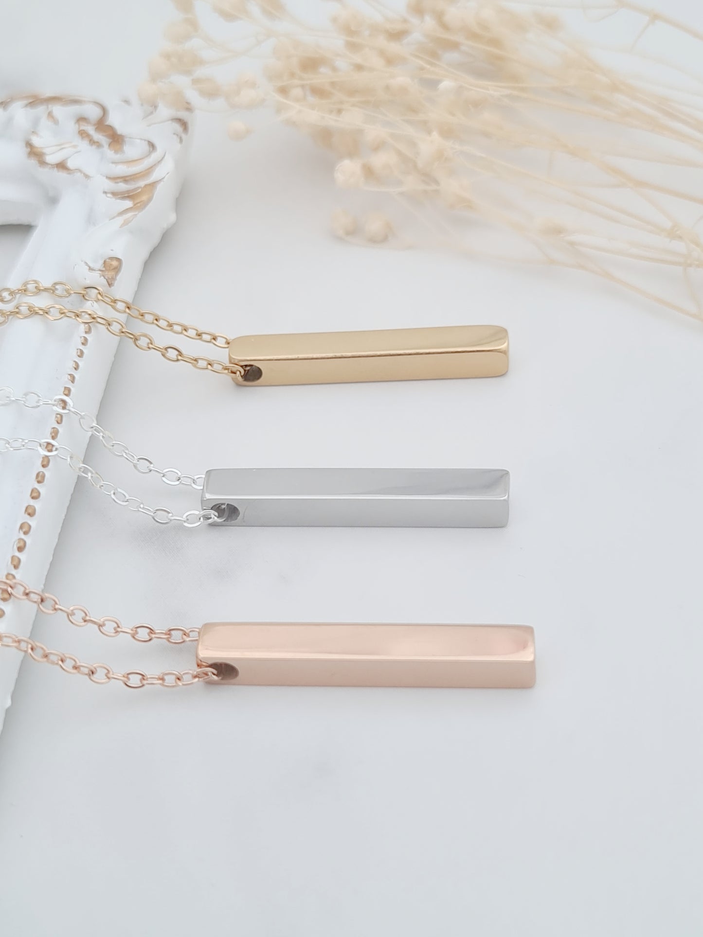 Rectangle Bar Necklace