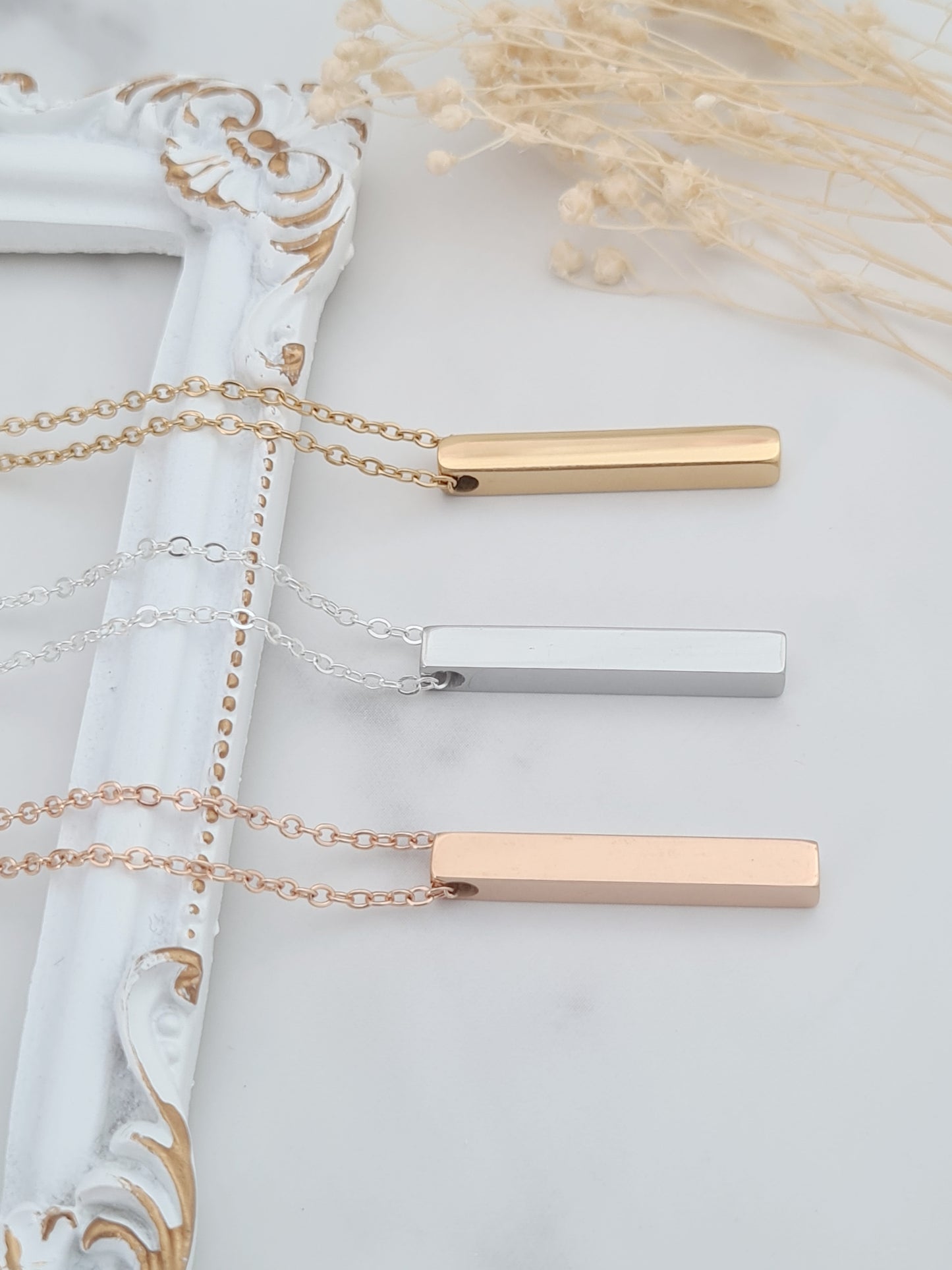 Rectangle Bar Necklace