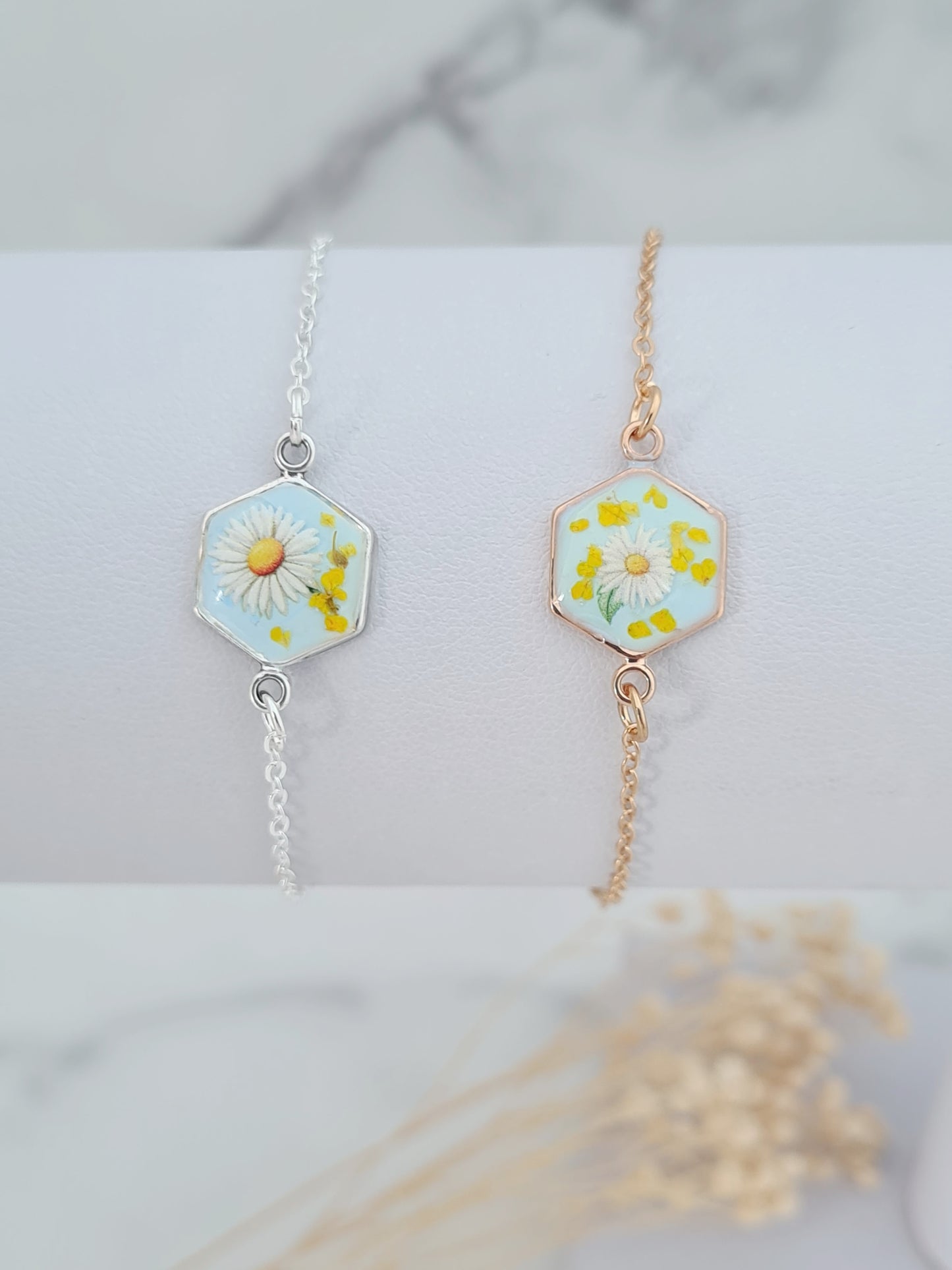 Daisy Flower Bracelet