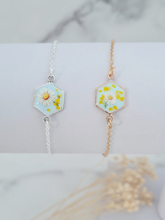 Daisy Flower Bracelet