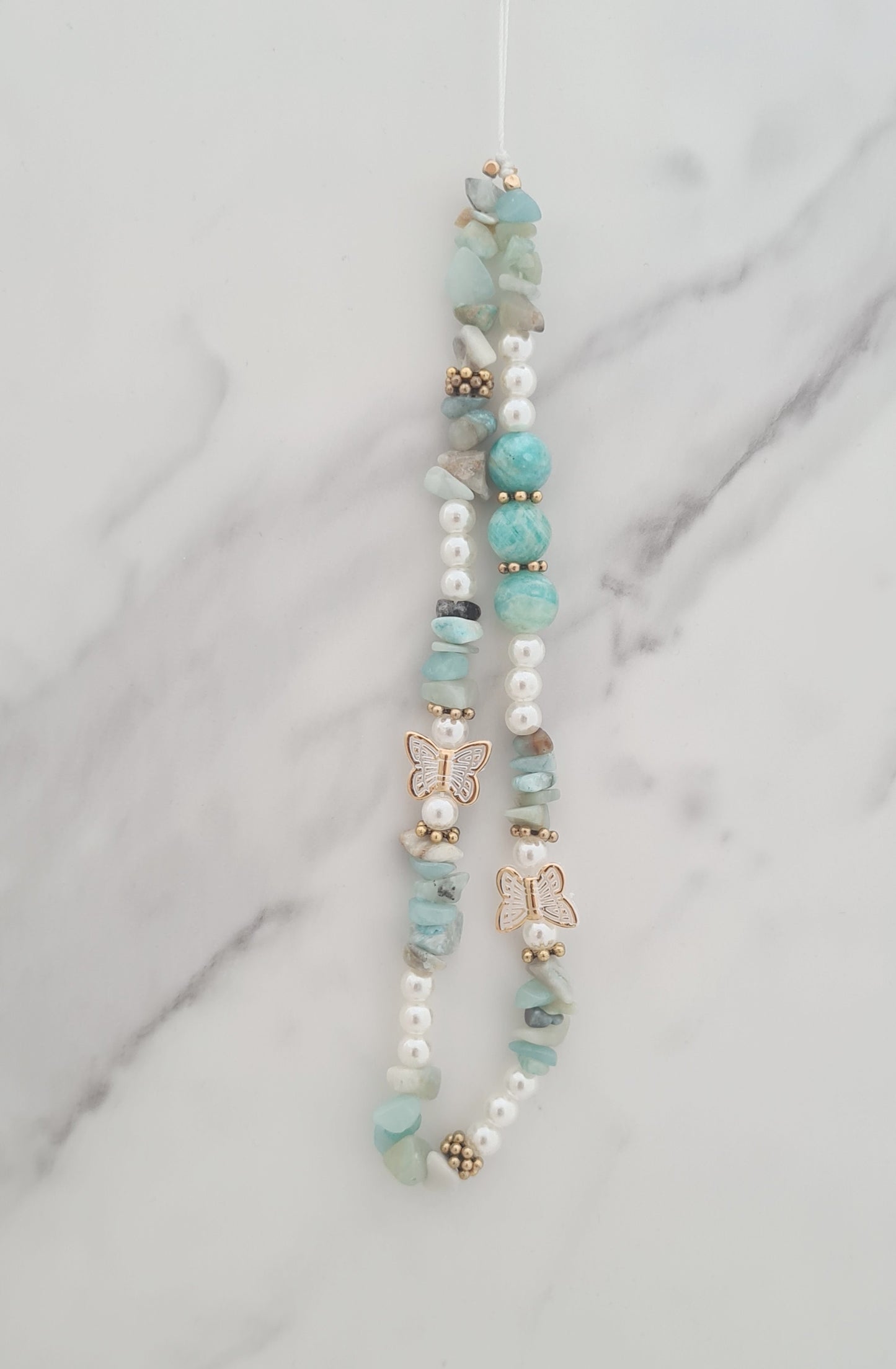 Amazonite Gemstone Phone Strap Phone Charm