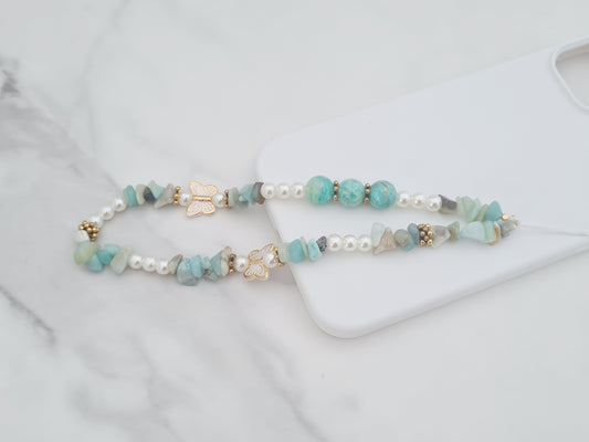 Amazonite Gemstone Phone Strap Phone Charm