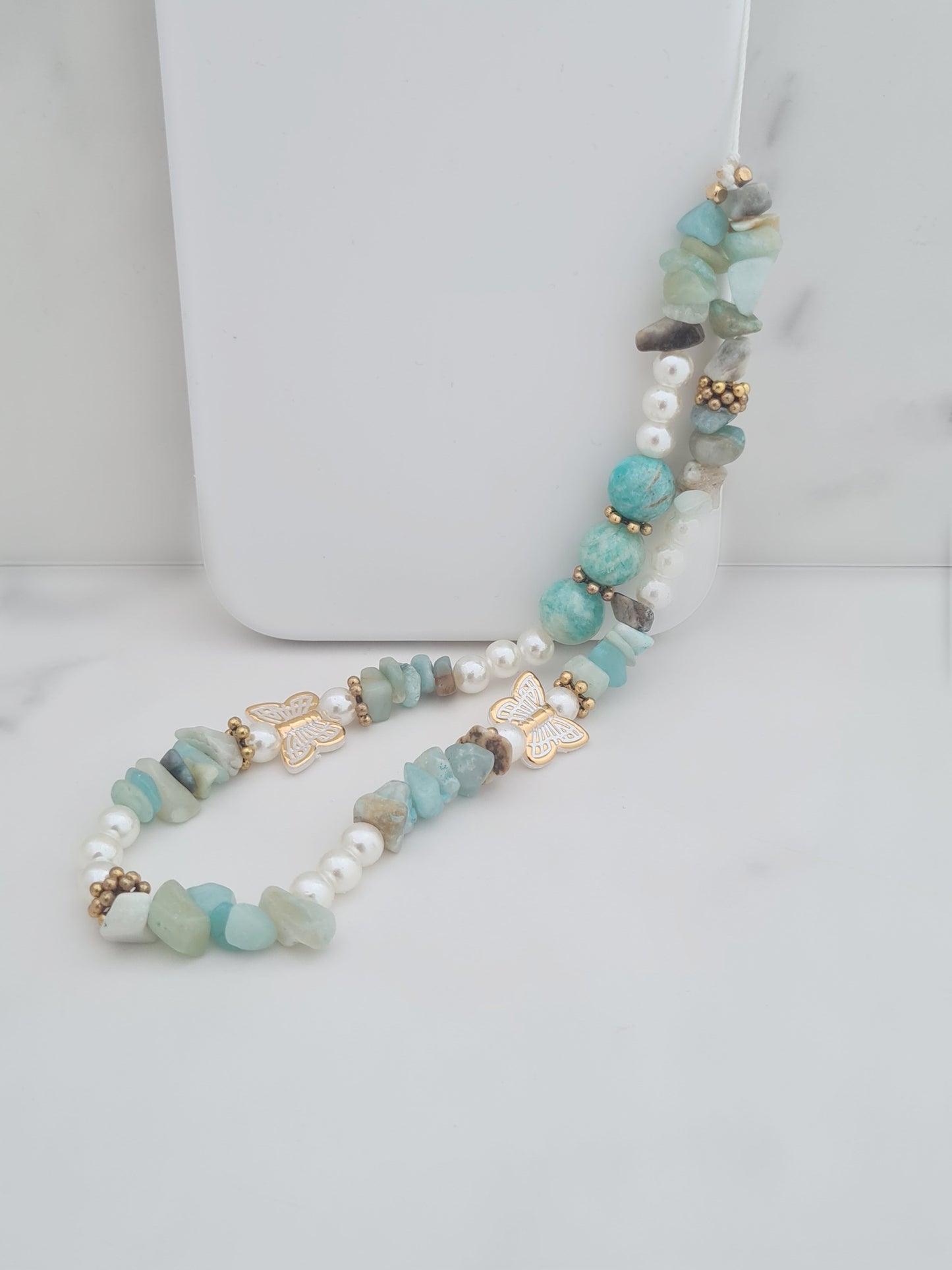 Amazonite Gemstone Phone Strap Phone Charm