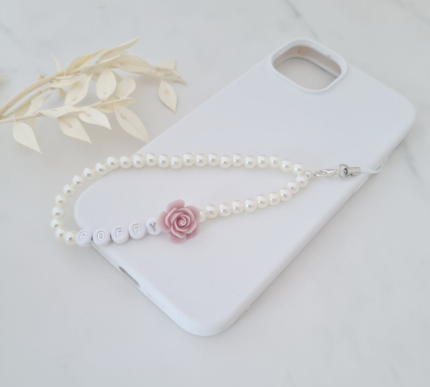 Personalised Wedding Phone Strap