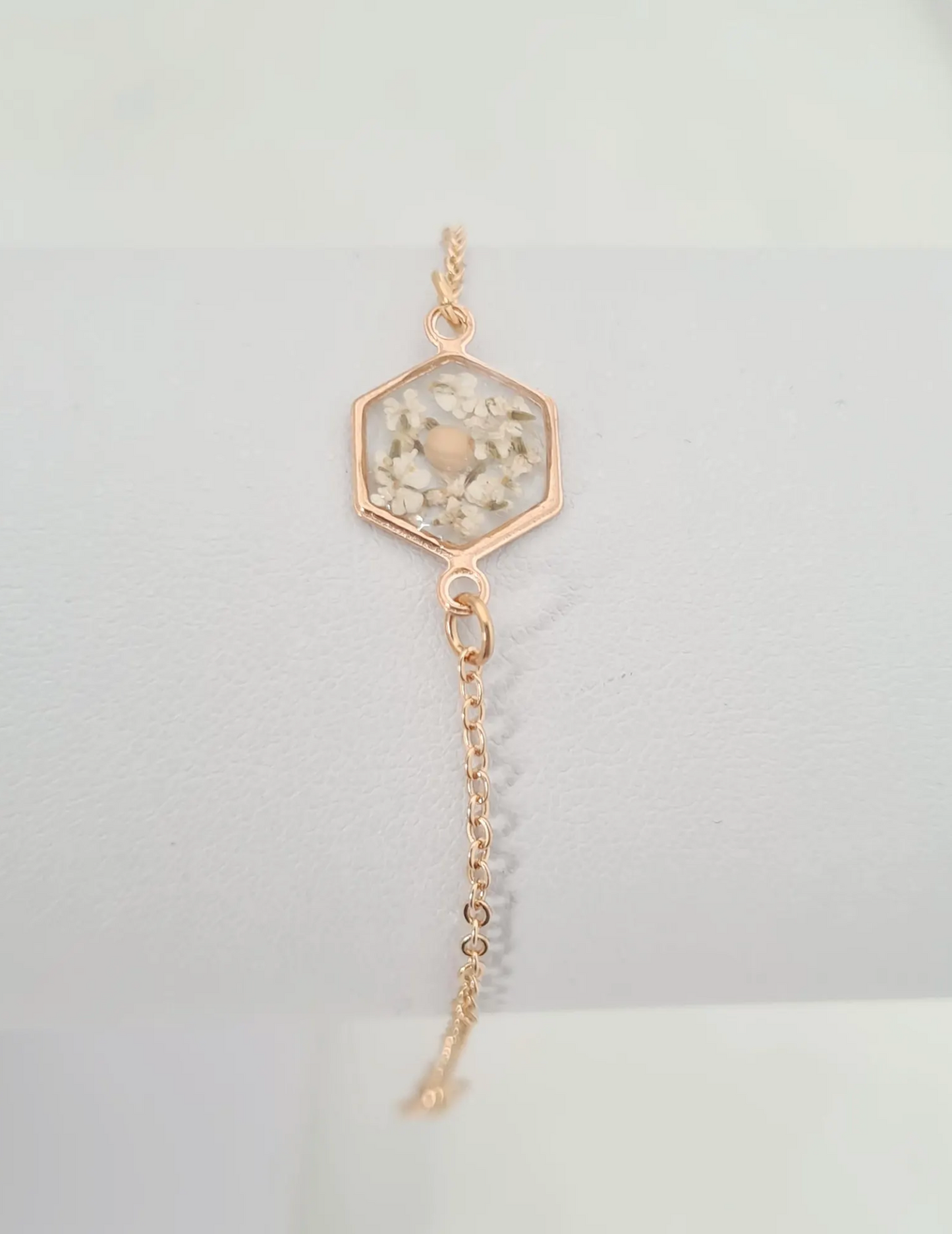 Mustard Seed Flower Bracelet