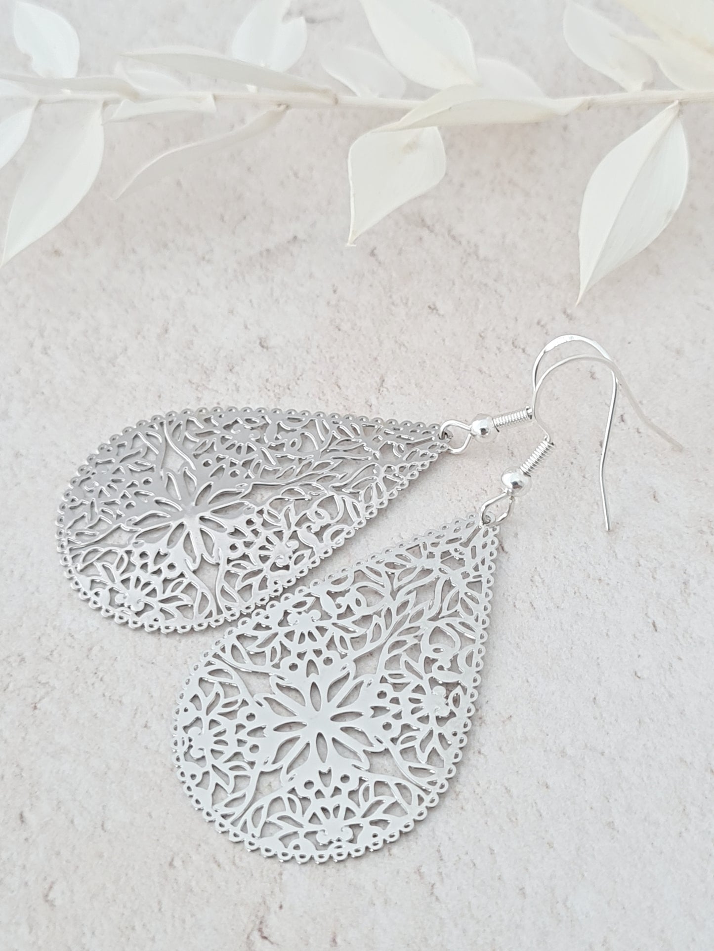 Silver Filigree Earrings