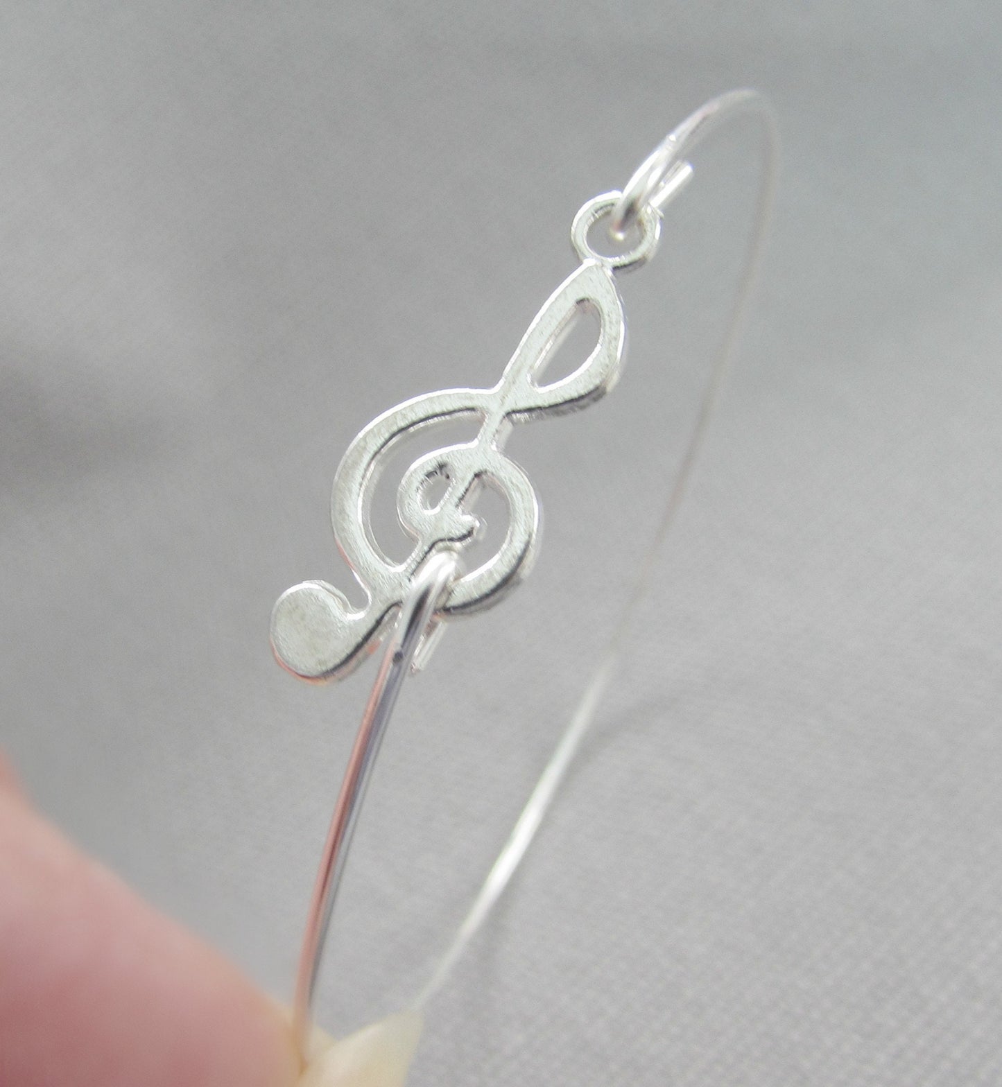 Treble Clef Music Bracelet