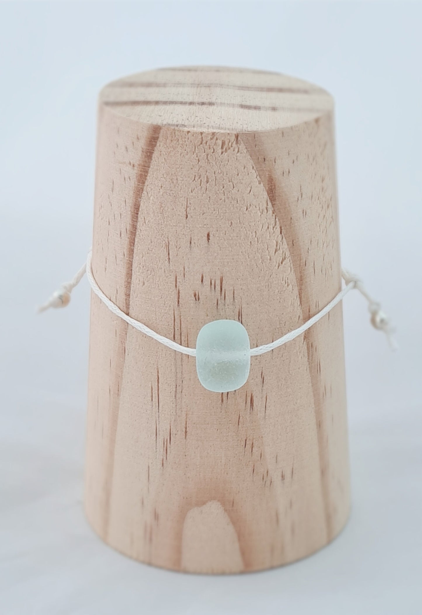 Sea Glass Adjustable Cord Bracelet
