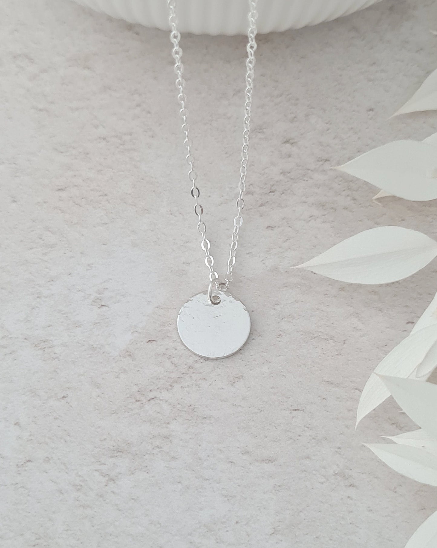 Hammered Coin Necklace