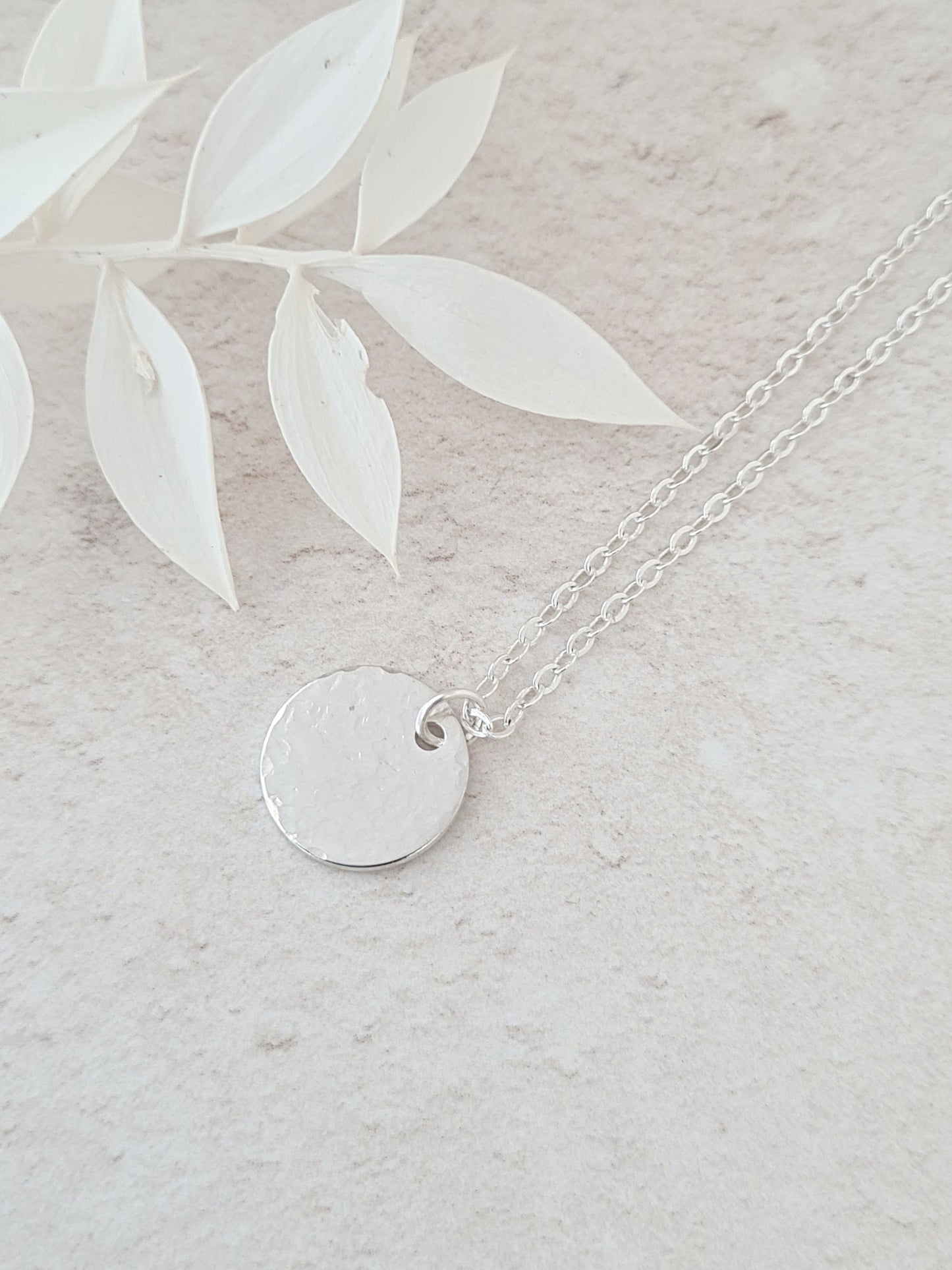 Hammered Coin Necklace