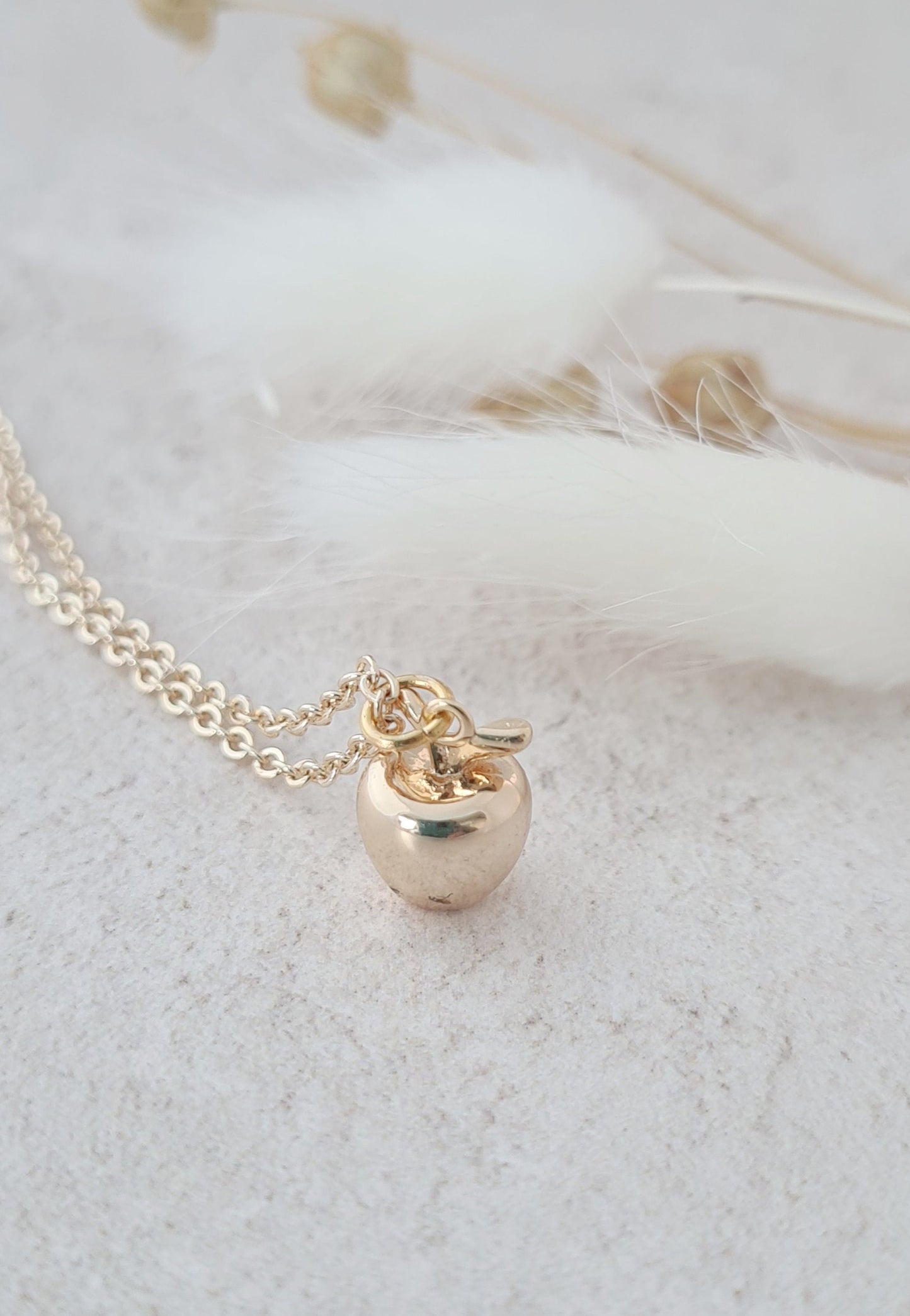 Golden Apple Necklace
