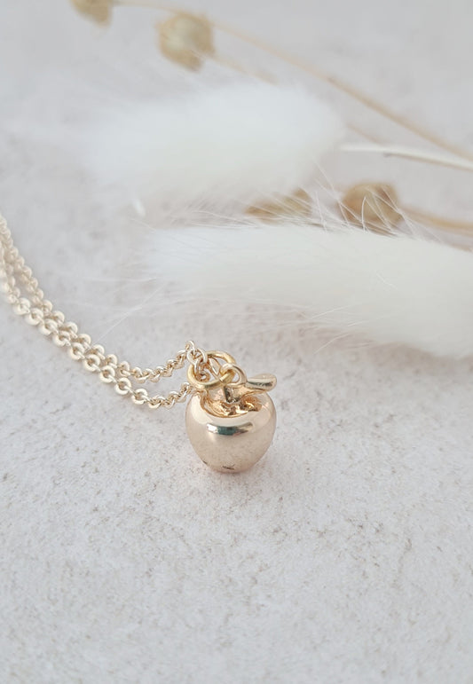 Golden Apple Necklace