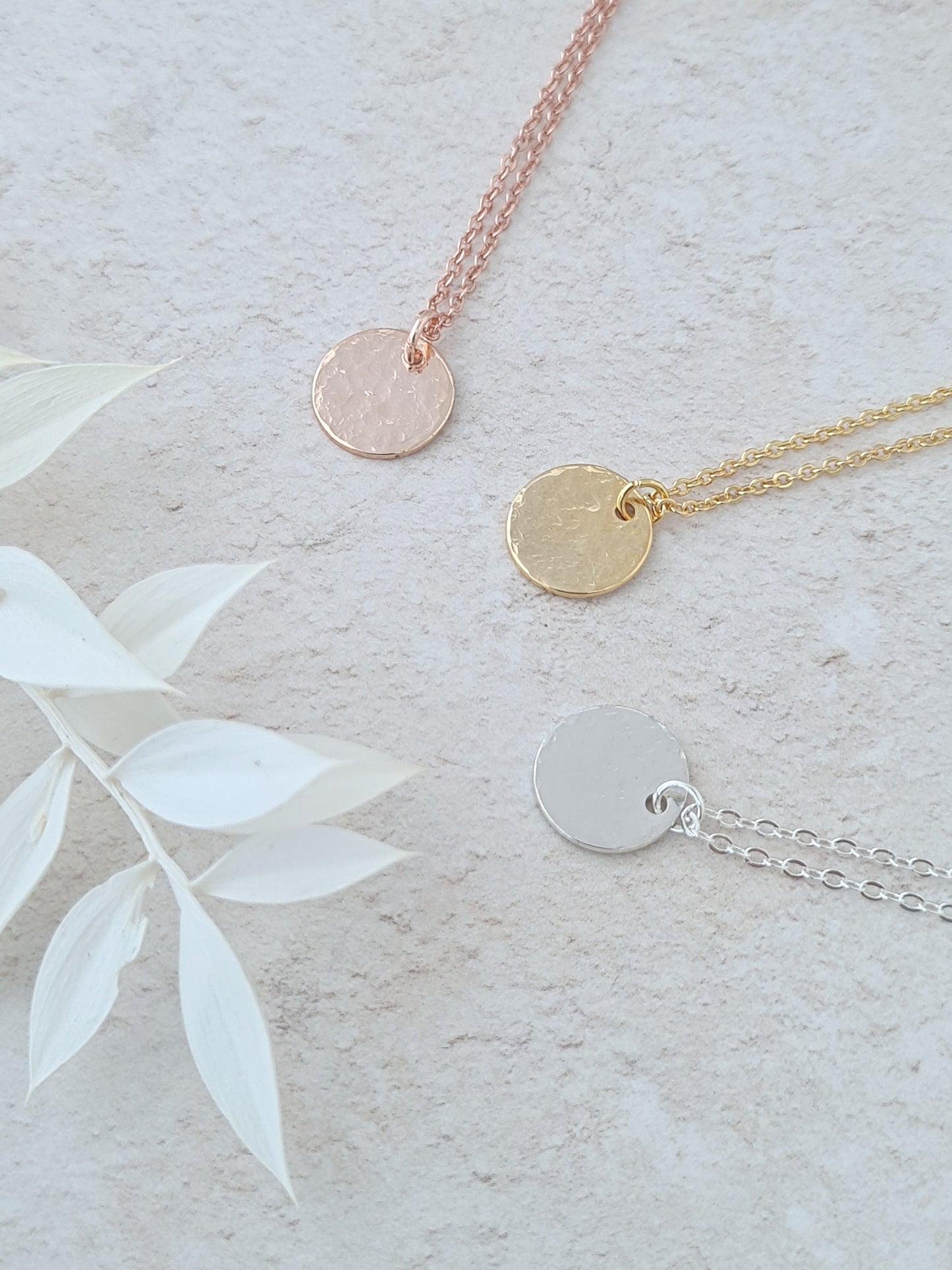 Hammered Coin Necklace
