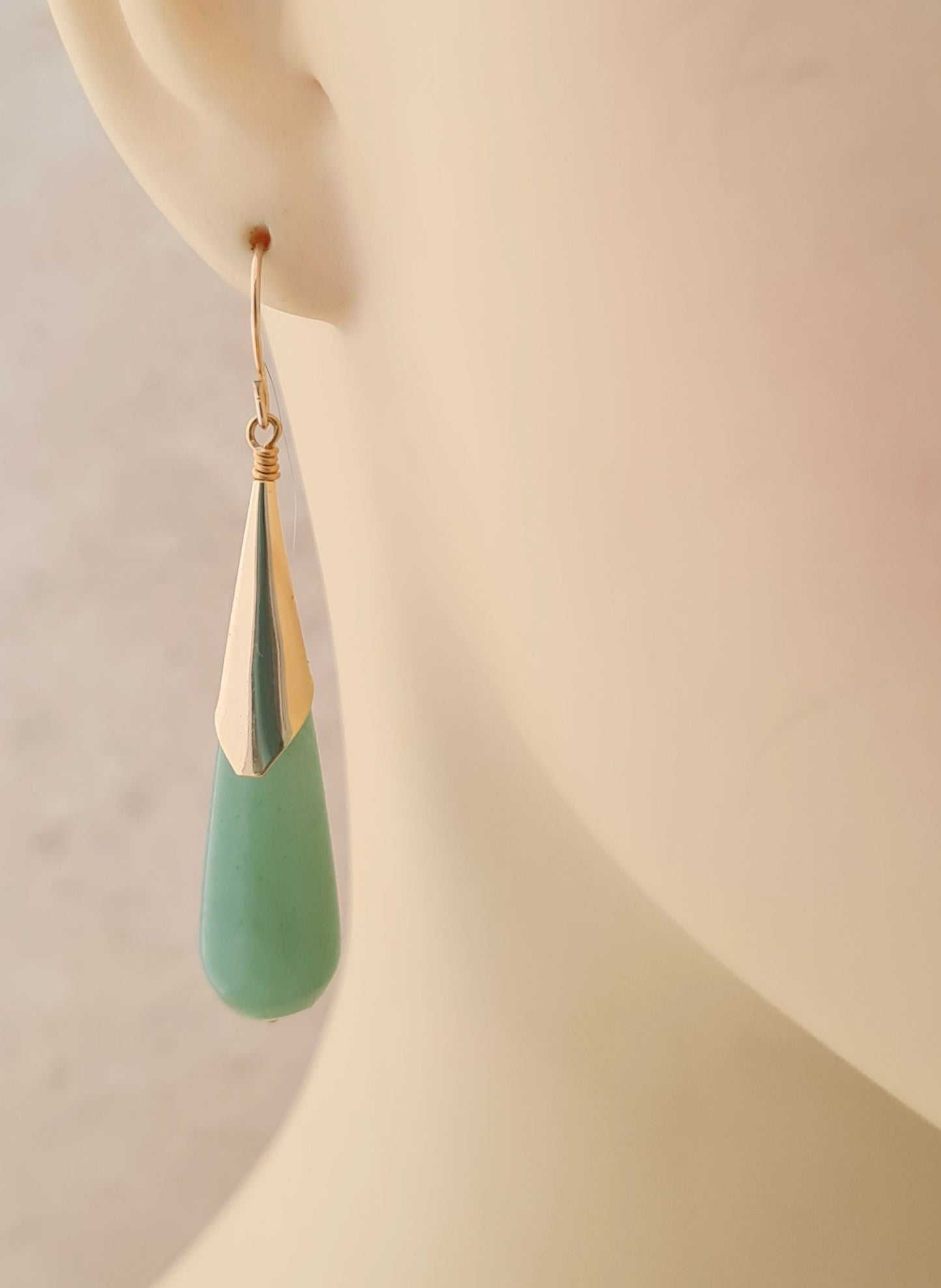 Jade Drop Earrings