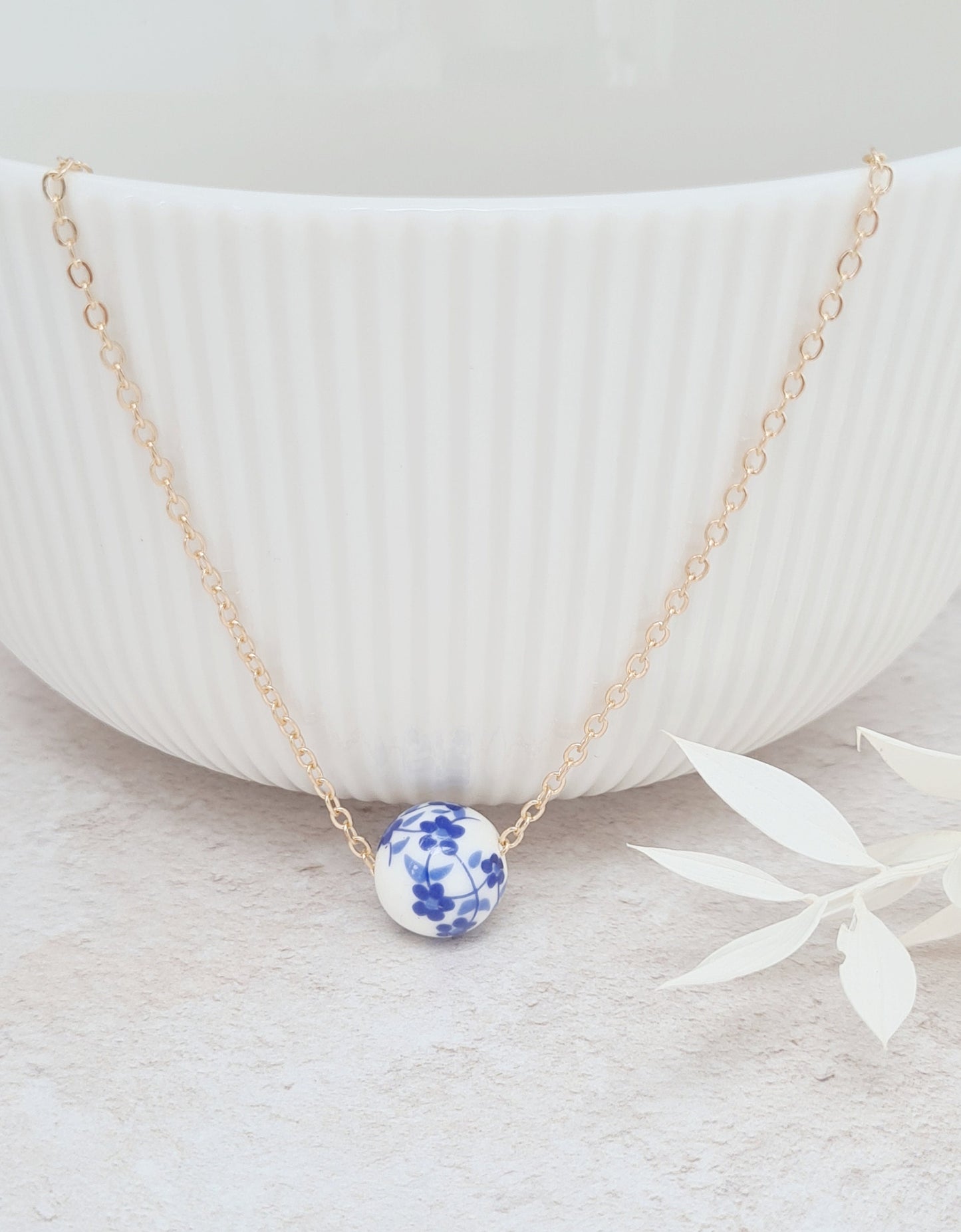 Forget me Not Bead Necklace
