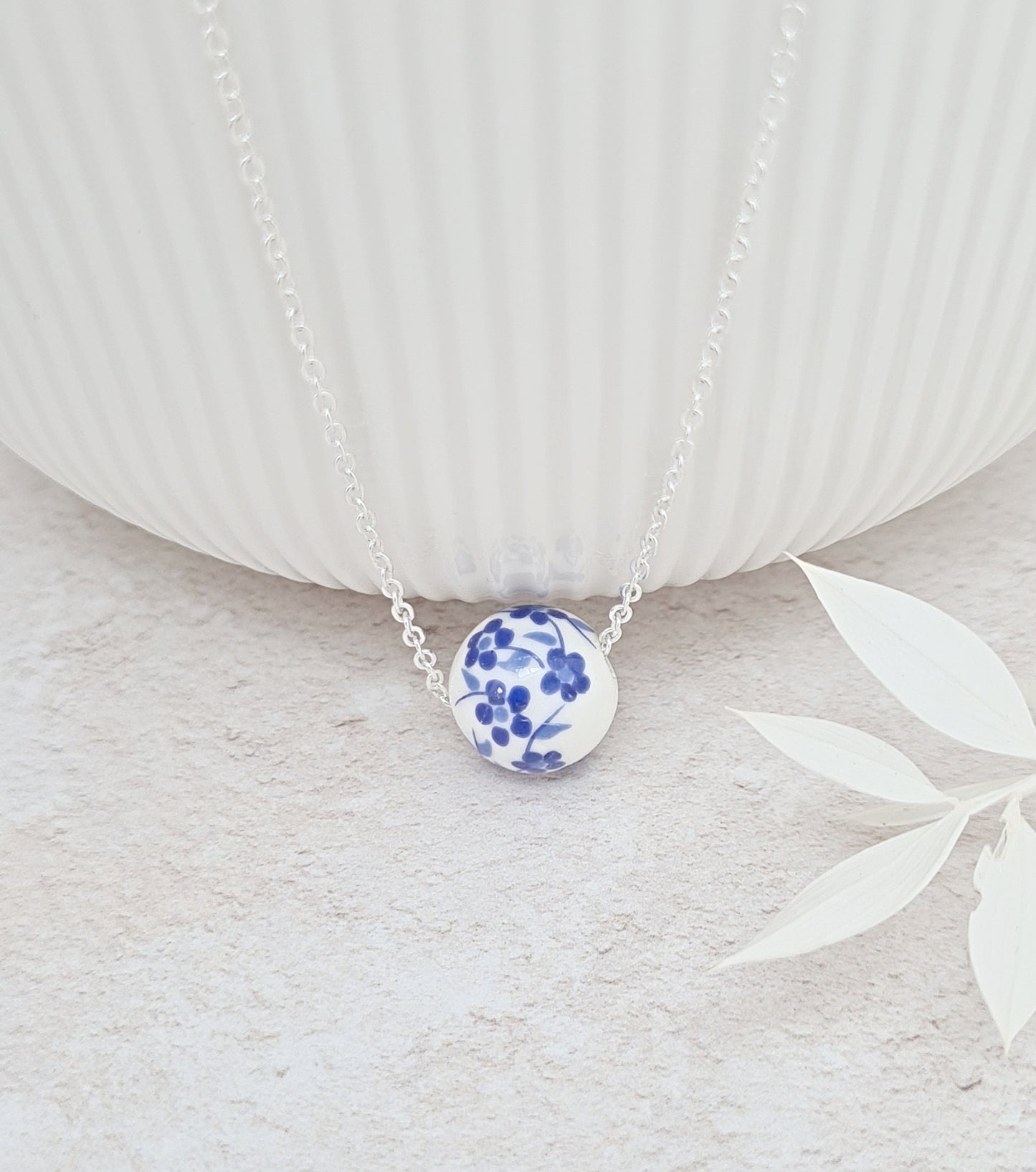 Forget me Not Bead Necklace