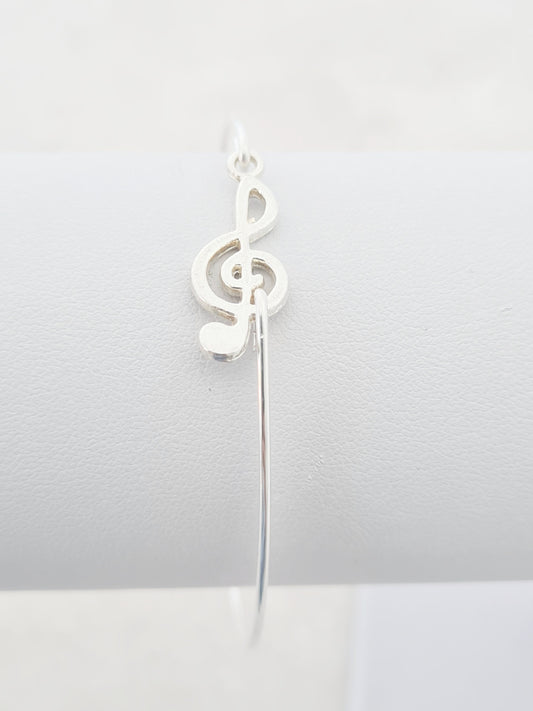 Treble Clef Music Bracelet
