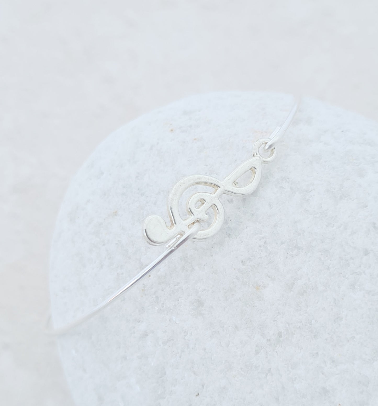 Treble Clef Music Bracelet