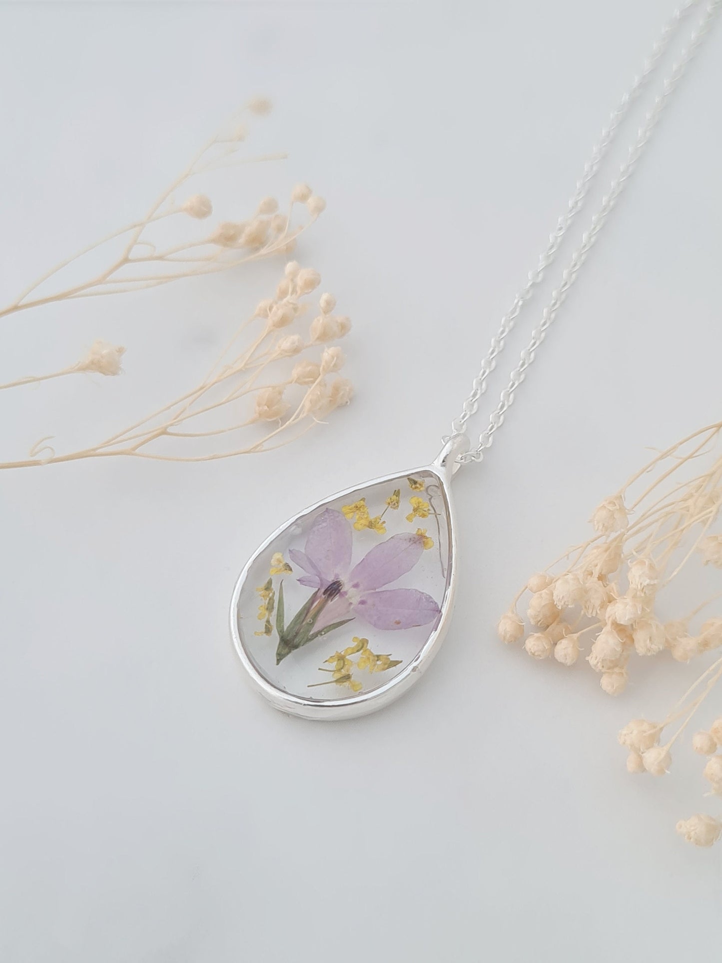 Real Crocus Necklace