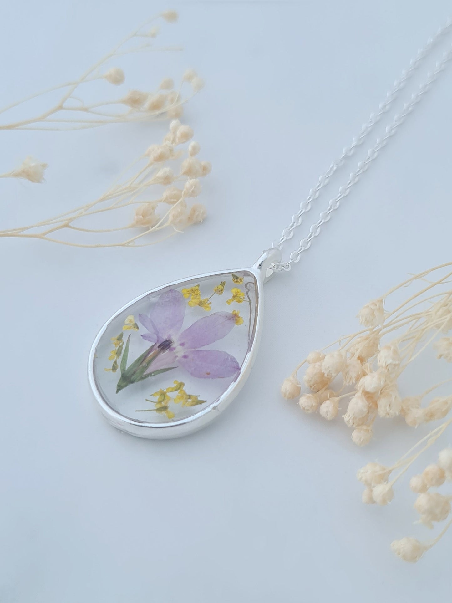 Real Crocus Necklace