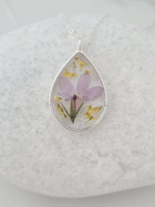 Real Crocus Necklace