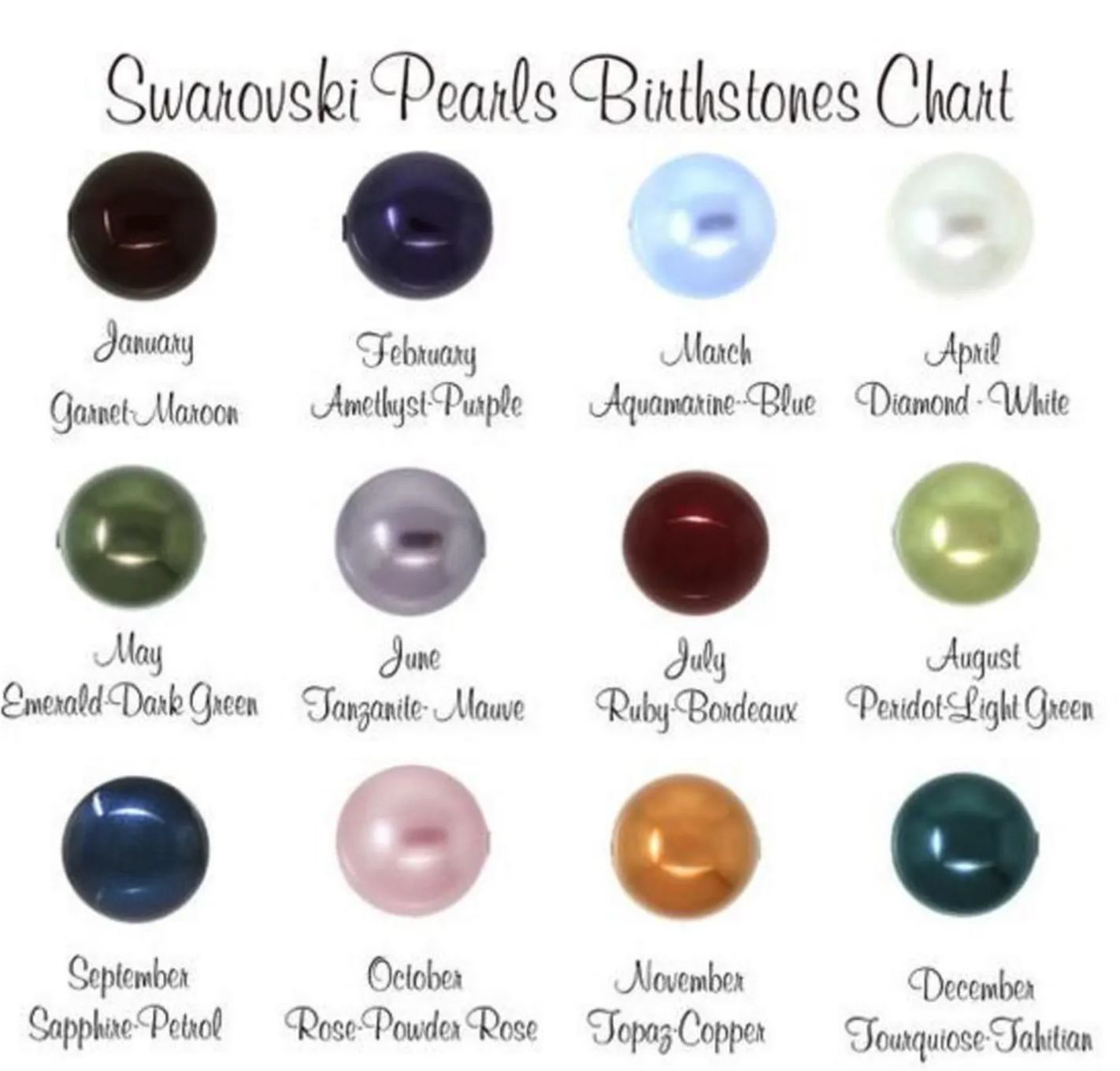 Floating Birthstone Pearl Necklace - Choose your Pearl Colour