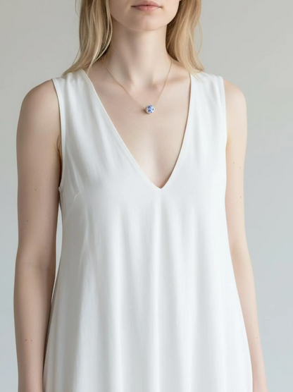 Forget me Not Bead Necklace