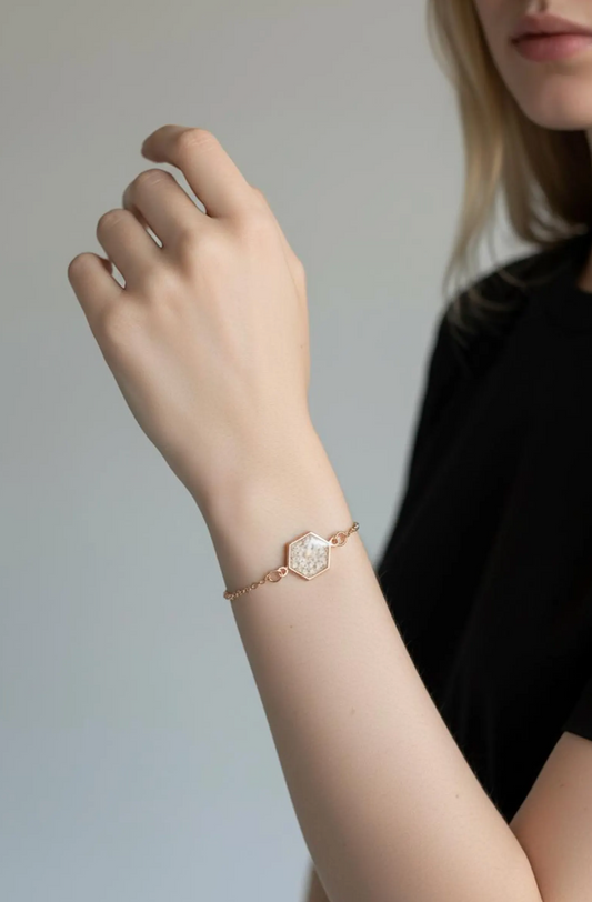 Mustard Seed Flower Bracelet