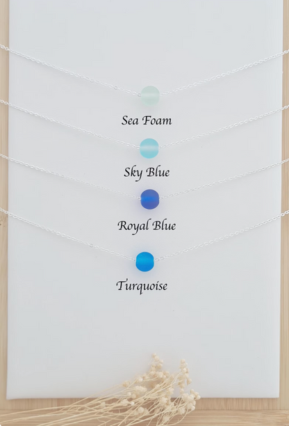 Sea Glass Bead Necklace