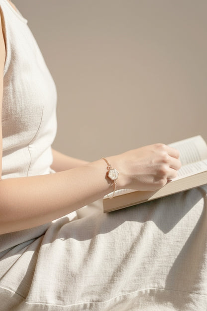 Mustard Seed Flower Bracelet