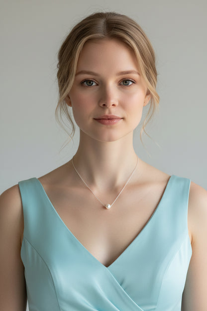 Single Swarovski Pearl Necklace