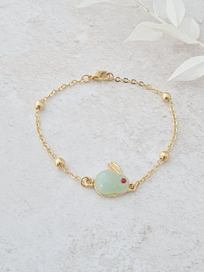 Jade Rabbit Bracelet