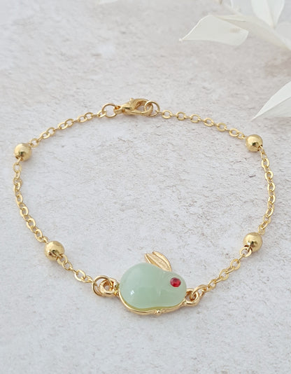 Jade Rabbit Bracelet