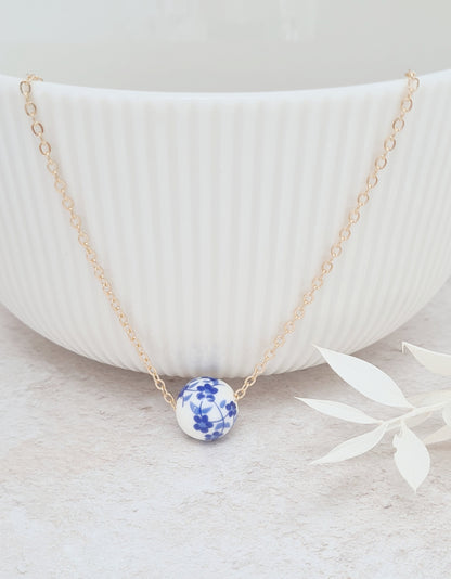 Forget me Not Bead Necklace