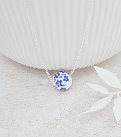 Forget me Not Bead Necklace