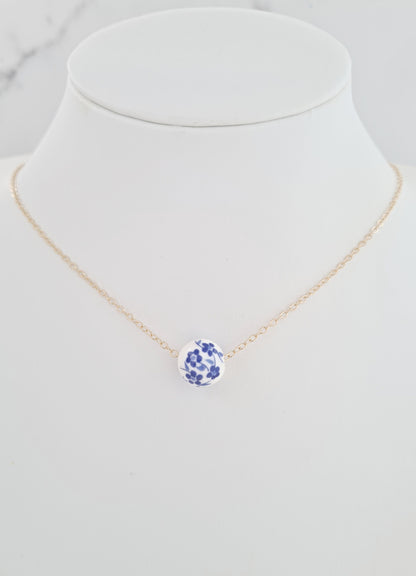 Forget me Not Bead Necklace