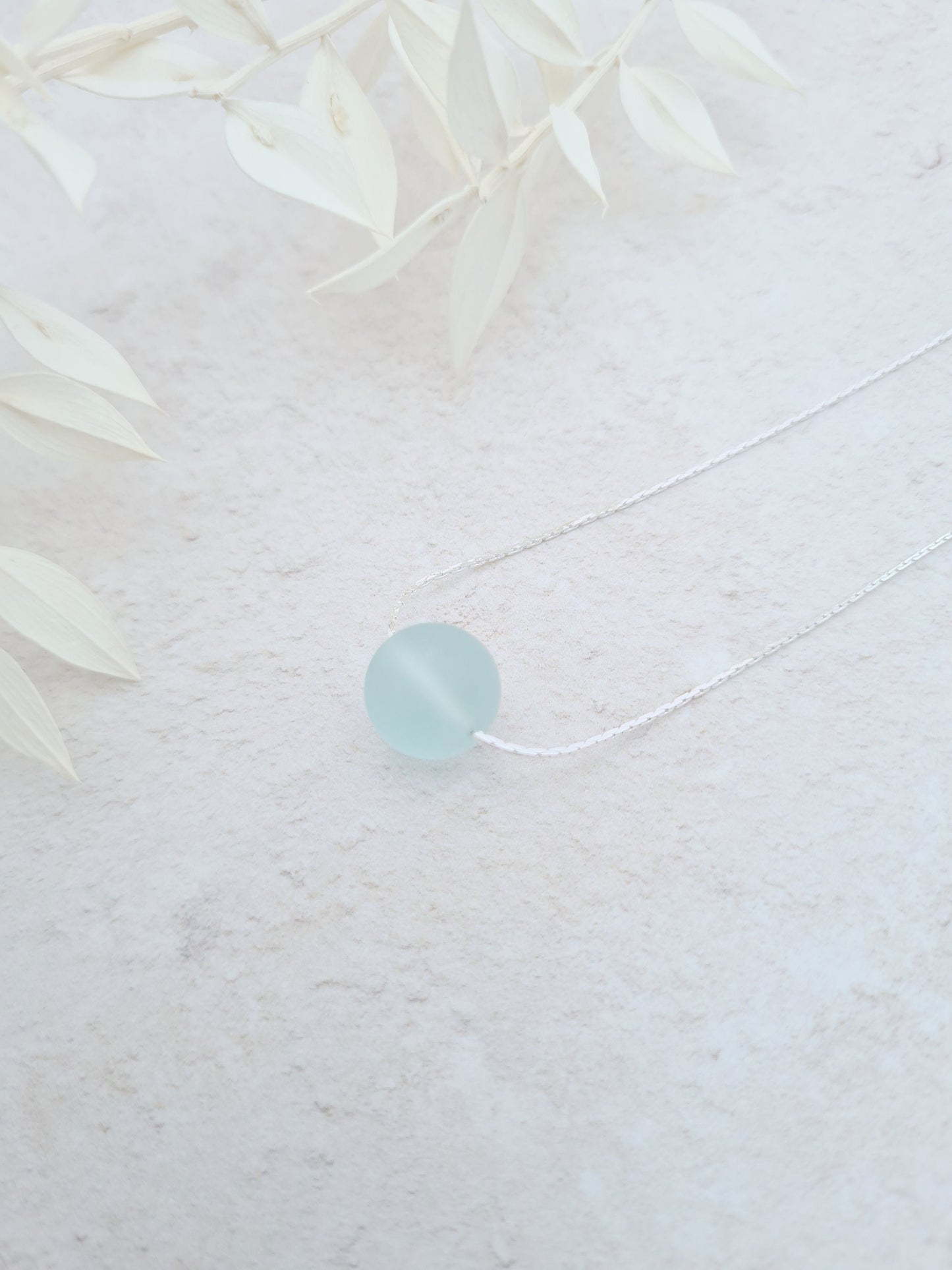Cultured Sea Glass Necklace