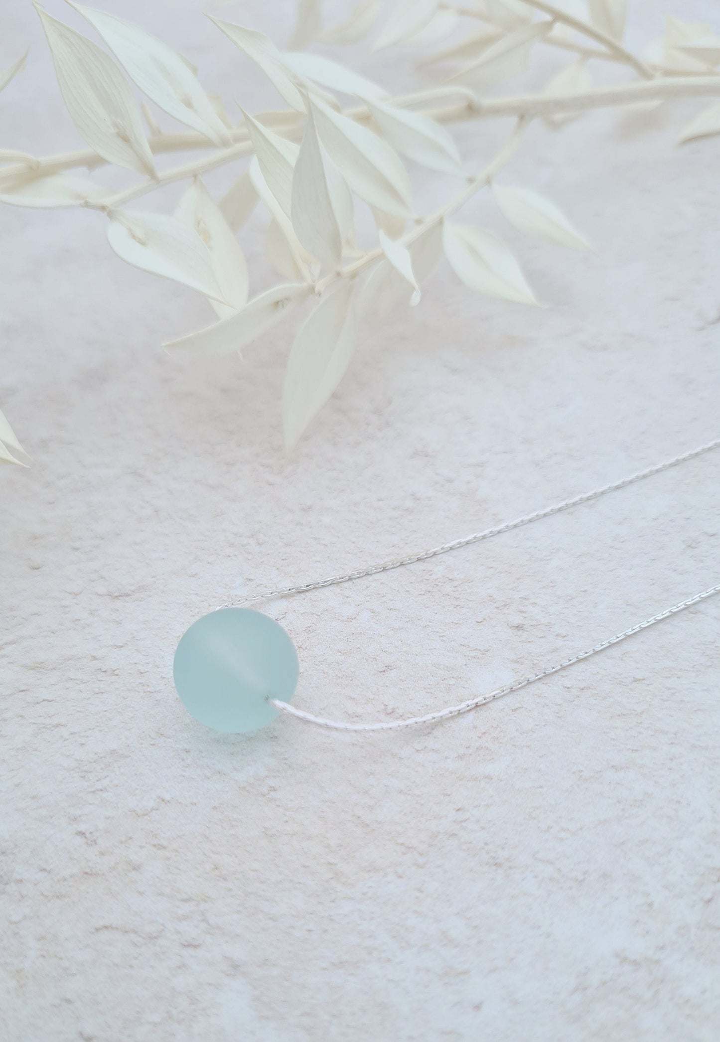 Cultured Sea Glass Necklace