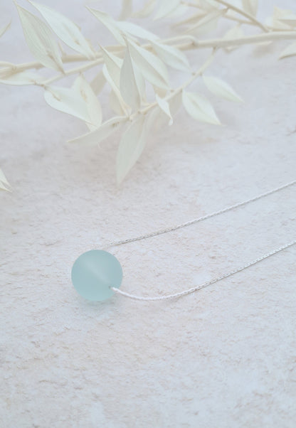 Cultured Sea Glass Necklace