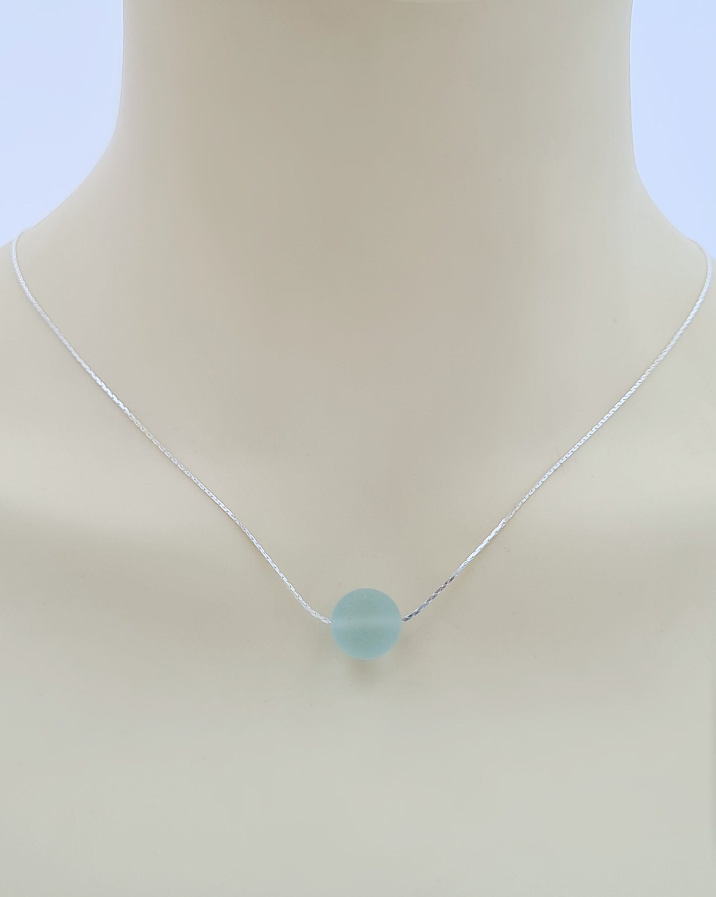 Cultured Sea Glass Necklace